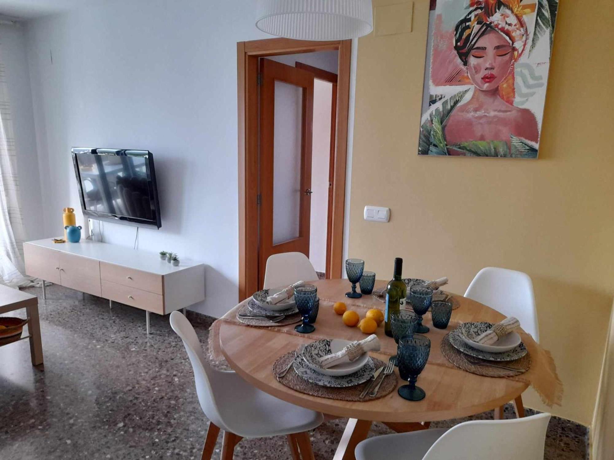 Apartament Ambar Gandia Playa-Grao Con Piscina Parking Ideal Para Familias ภายนอก รูปภาพ