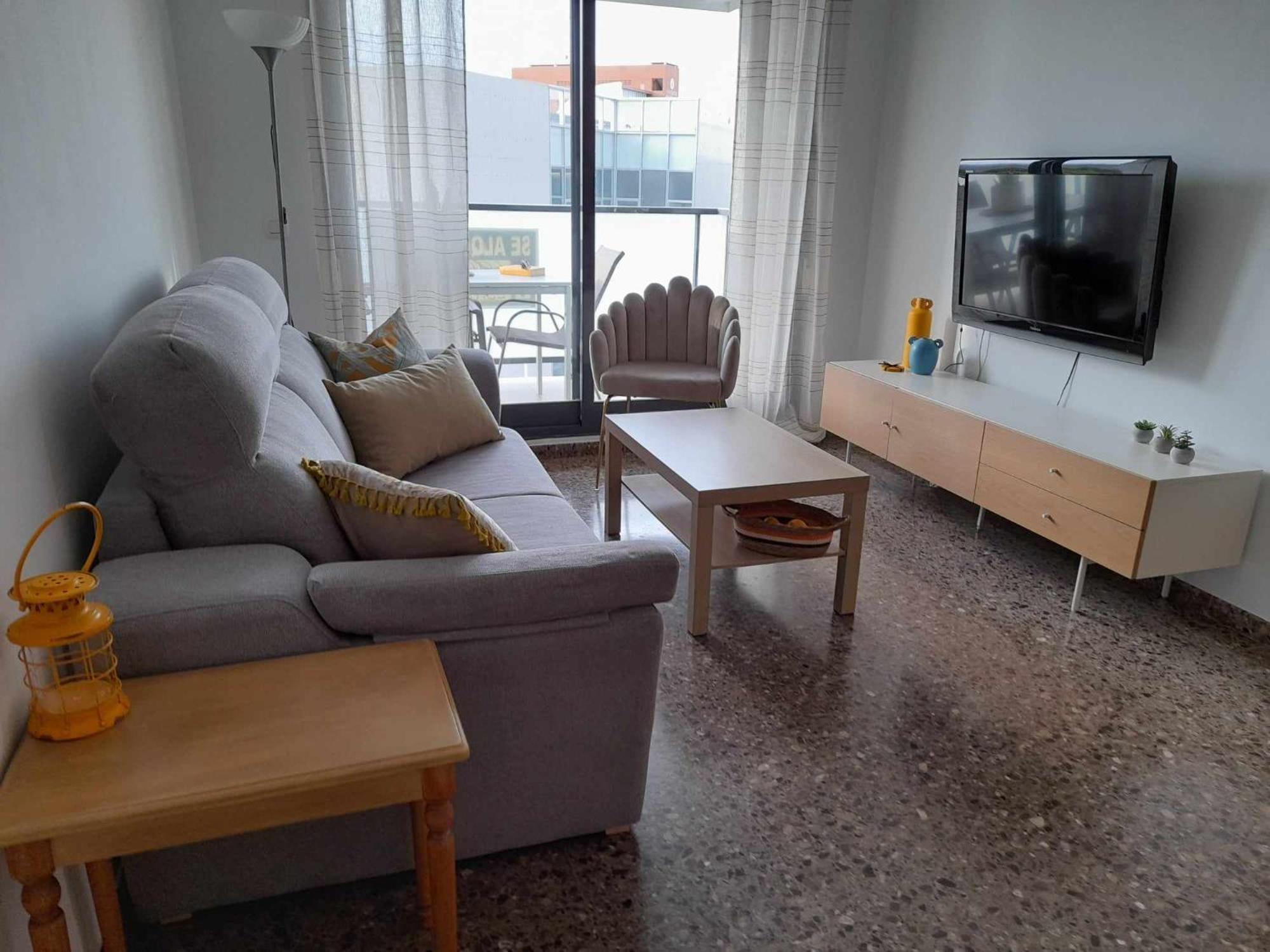 Apartament Ambar Gandia Playa-Grao Con Piscina Parking Ideal Para Familias ภายนอก รูปภาพ